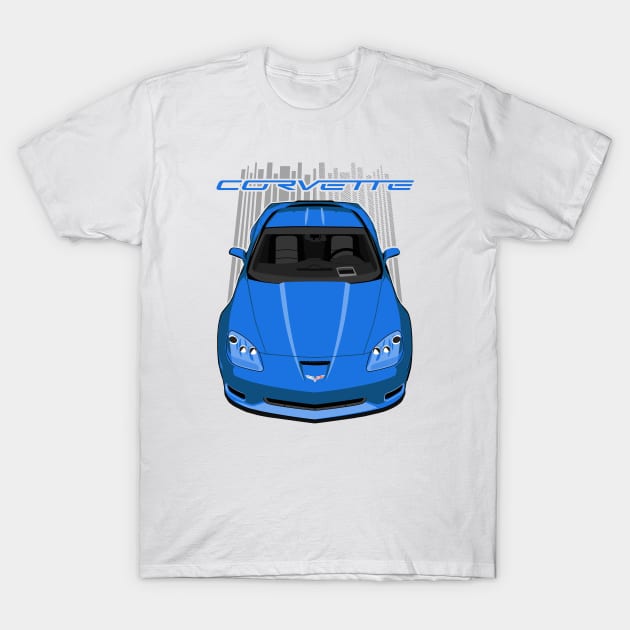 Corvette C6 Z06 - Blue T-Shirt by V8social